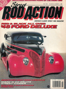 STREET ROD ACTION 1995 MAY - '48 FORD DELUXE, LINCOLN, WILLY'S STREET GASSER